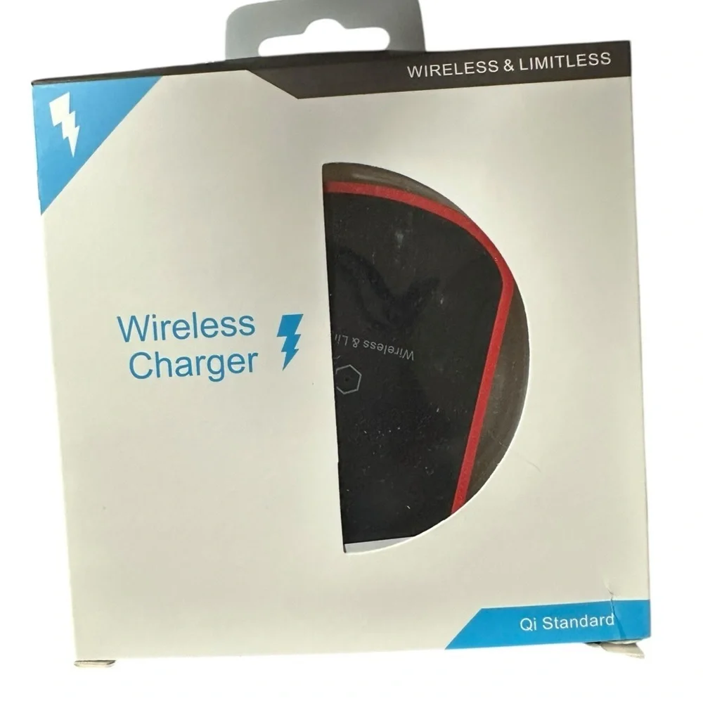 Black Wireless Charging Plate